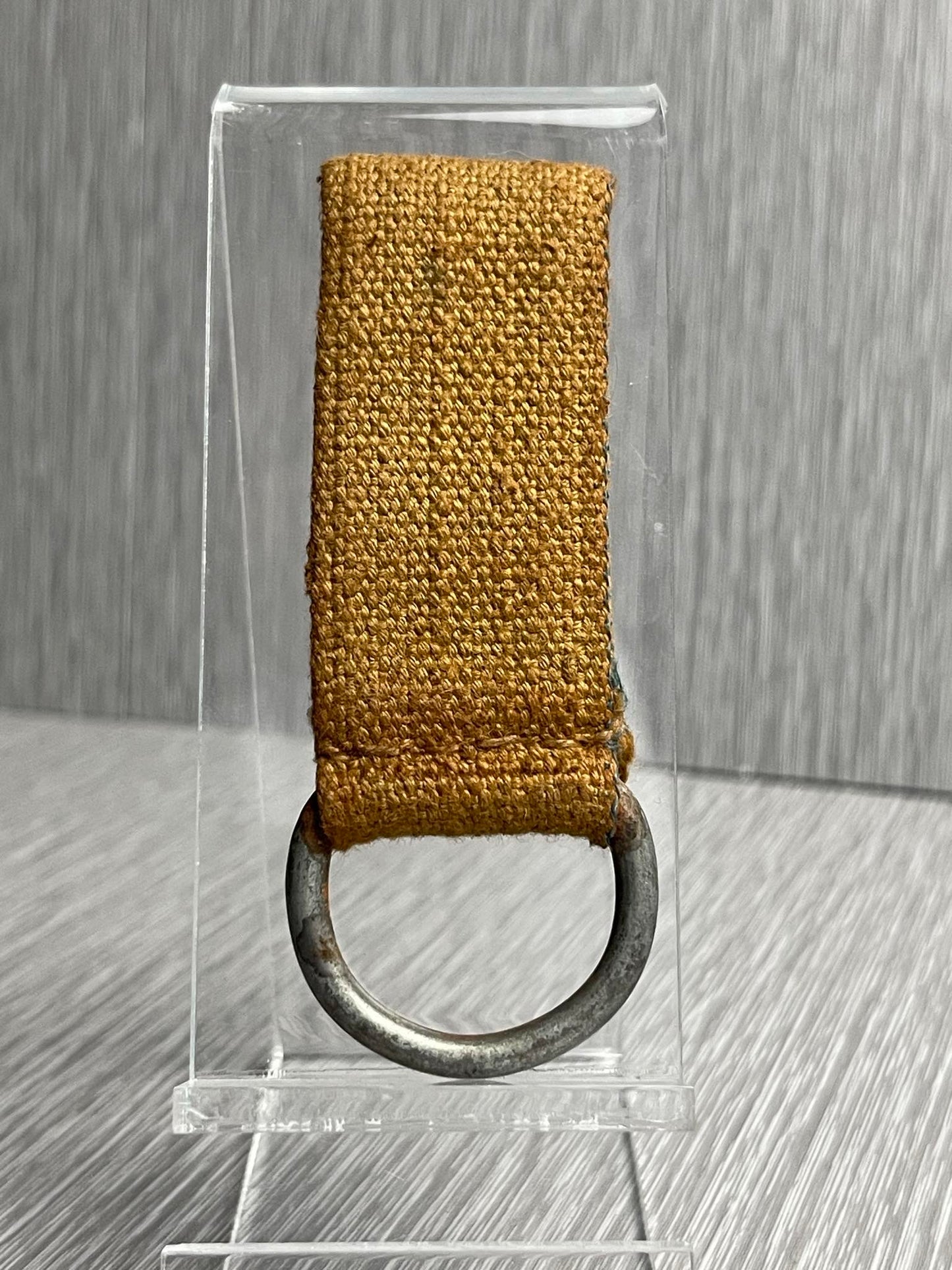 GERMAN WW2 WEHRMACHT TROPICAL AFRIKAKORPS TAN WEBBING SHOULDER STRAP BELT LOOP/D-RING