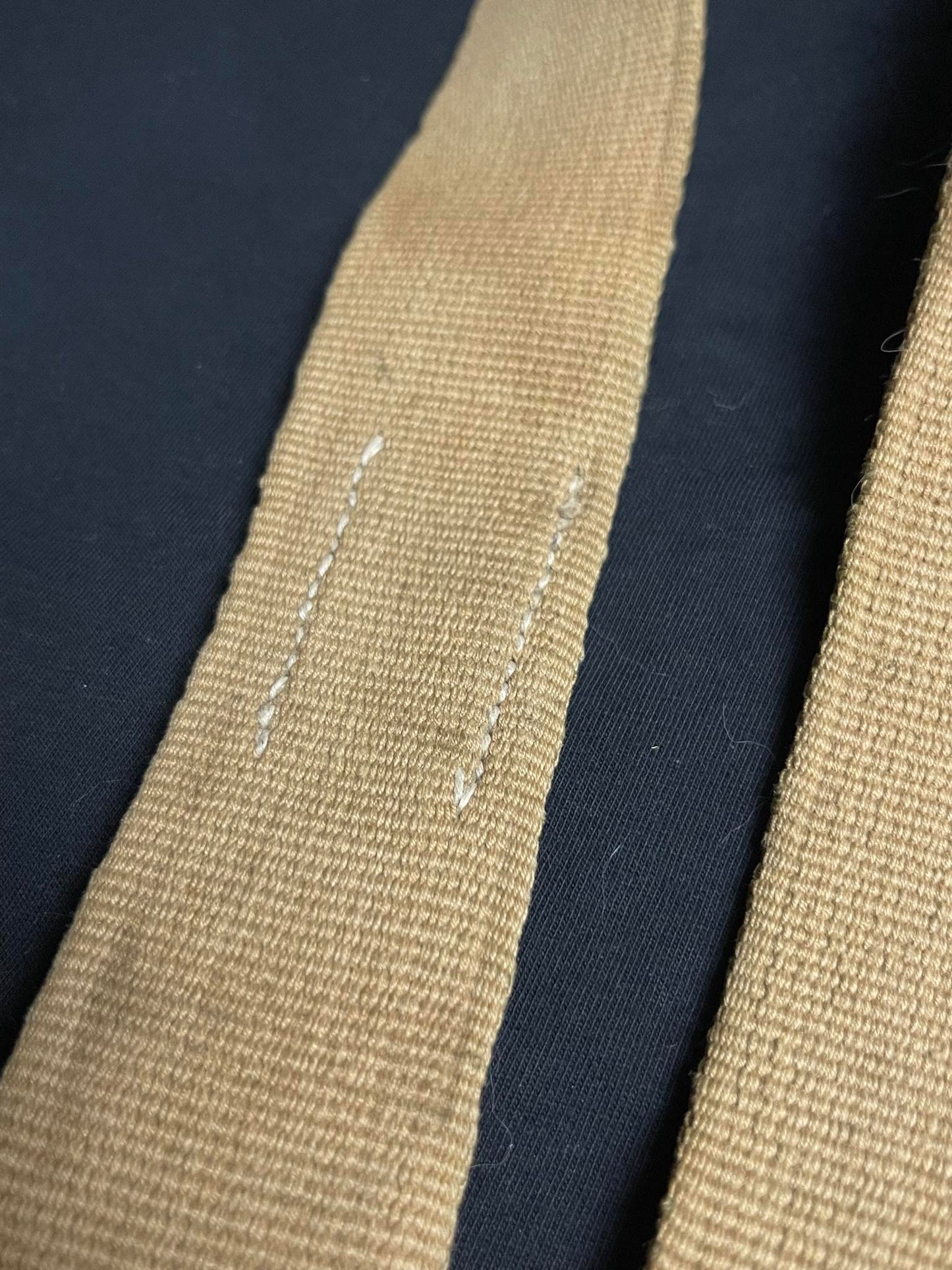 GERMAN WW2 DAK 'DEUTSCHE AFRIKA KORPS' CANVAS BELT 95CM