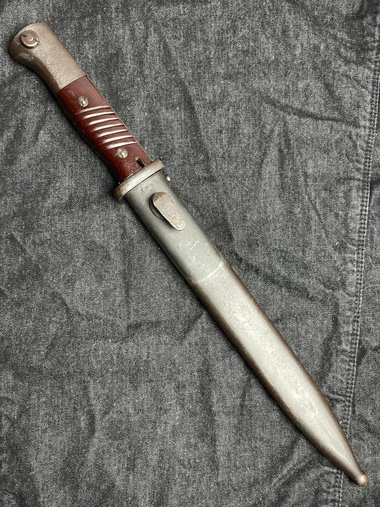 GERMAN WW2 LATE 1943 S84/98 III PATTERN MATCHING K98 MAUSER COMBAT BAYONET