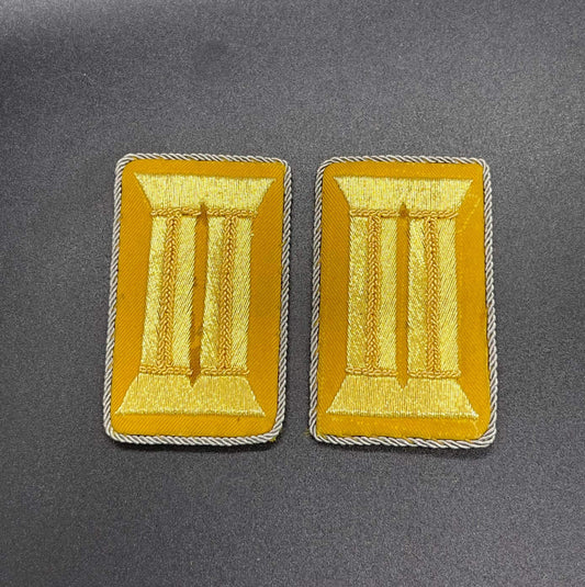 GERMAN WW2 NSDAP POLITICAL LEADER MATCHING COLLAR TABS