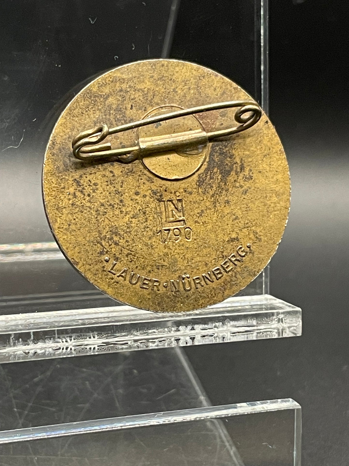 GERMAN PRE WW2 1936 REICHSPARTEITAG BADGE BY LAUER, NÜRNBERG “1790”