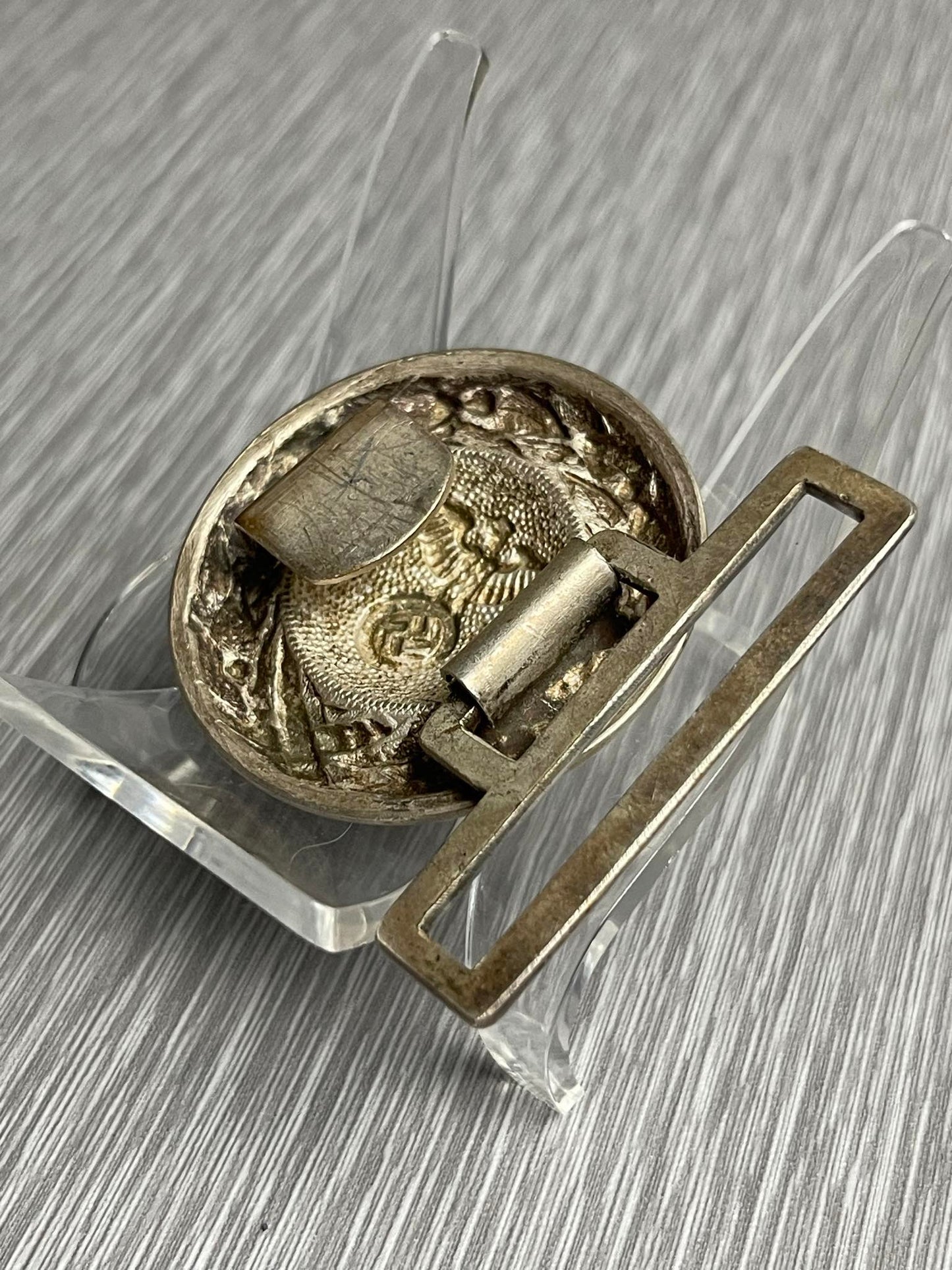 GERMAN WW2 DLV 'DEUTSCHER LUFTSPORTVERBAND' OFFICER BELT BUCKLE 1ST PATTERN RARITY