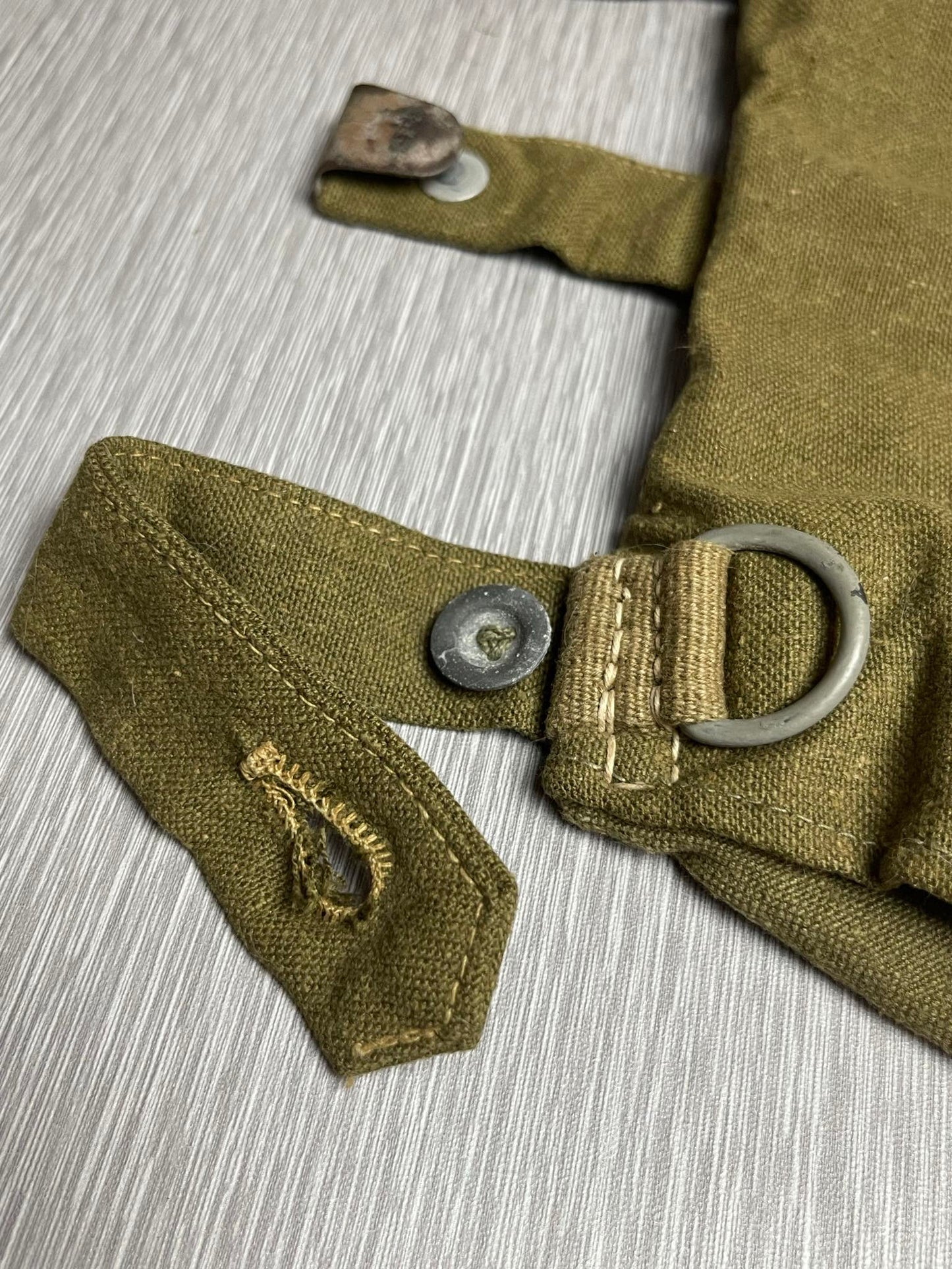 GERMAN WW2 DEUTSCHE AFRIKA KORPS 'DAK' TROPICAL M31 BREAD BAG UNISSUED