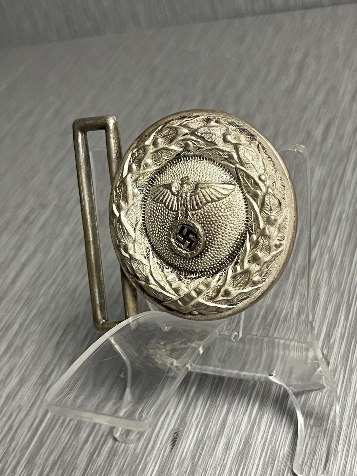 GERMAN WW2 DLV 'DEUTSCHER LUFTSPORTVERBAND' OFFICER BELT BUCKLE 1ST PATTERN RARITY