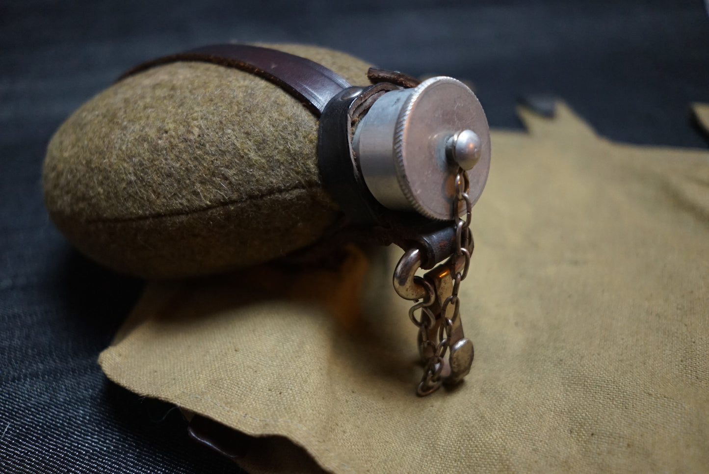 GERMAN WW2 EARLY HITLER JUGEND CANTEEN & BREAD BAG NSDAP HJ MARKED