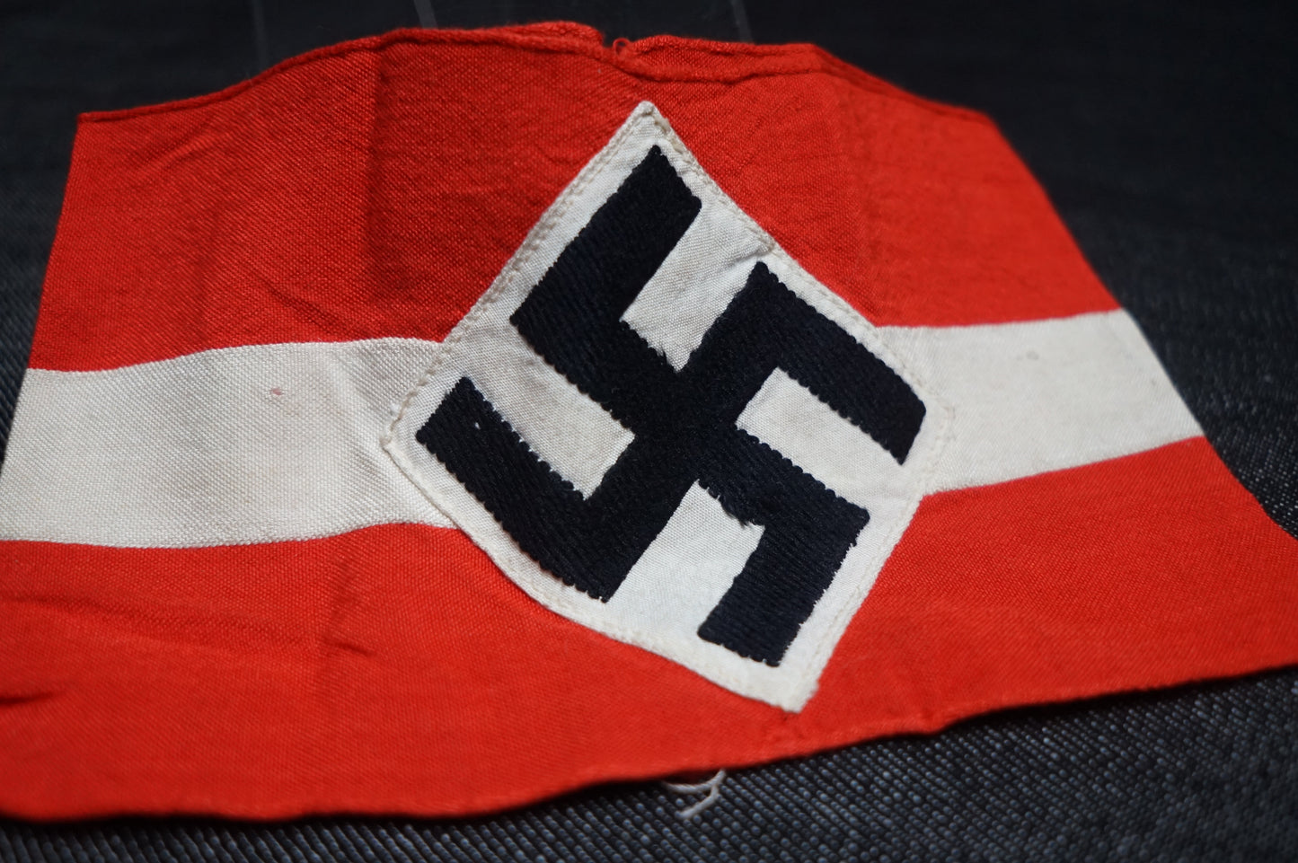 GERMAN WW2 EARLY HITLER JUGEND MULTIPIECE COTTON ARMBAND