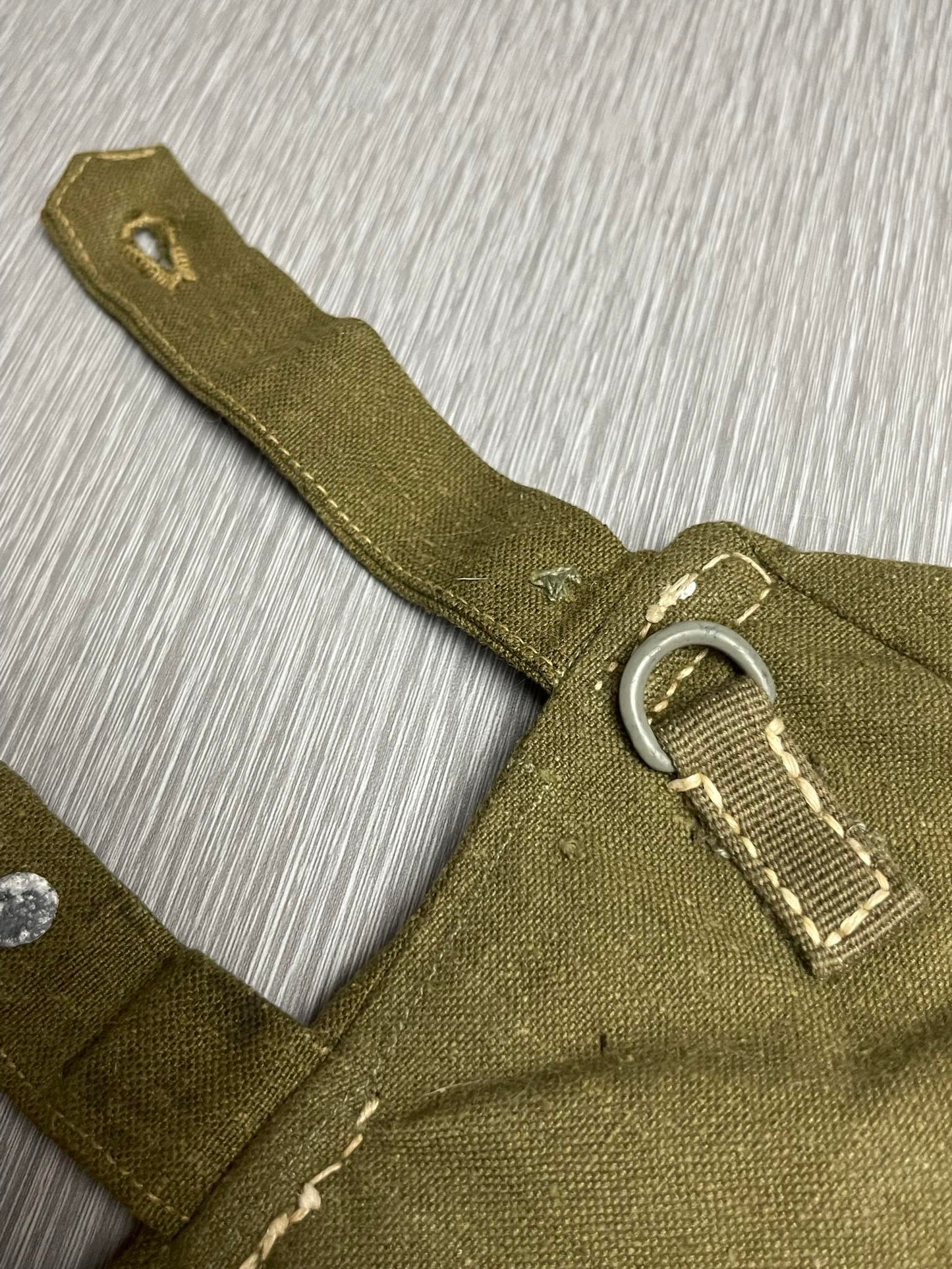 GERMAN WW2 DEUTSCHE AFRIKA KORPS 'DAK' TROPICAL M31 BREAD BAG UNISSUED