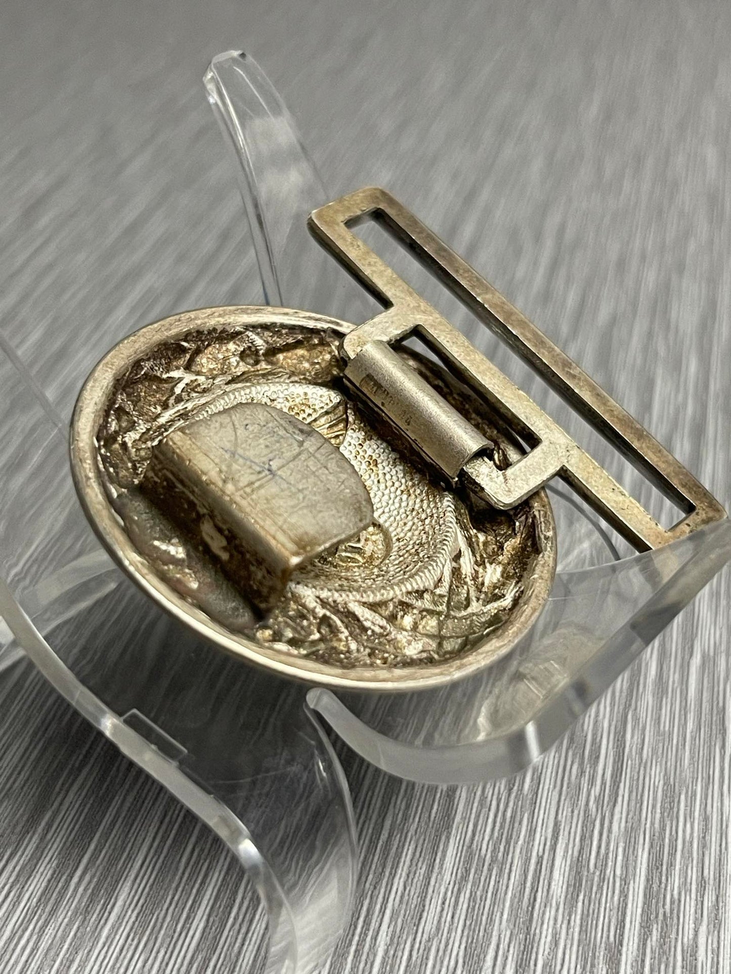 GERMAN WW2 DLV 'DEUTSCHER LUFTSPORTVERBAND' OFFICER BELT BUCKLE 1ST PATTERN RARITY