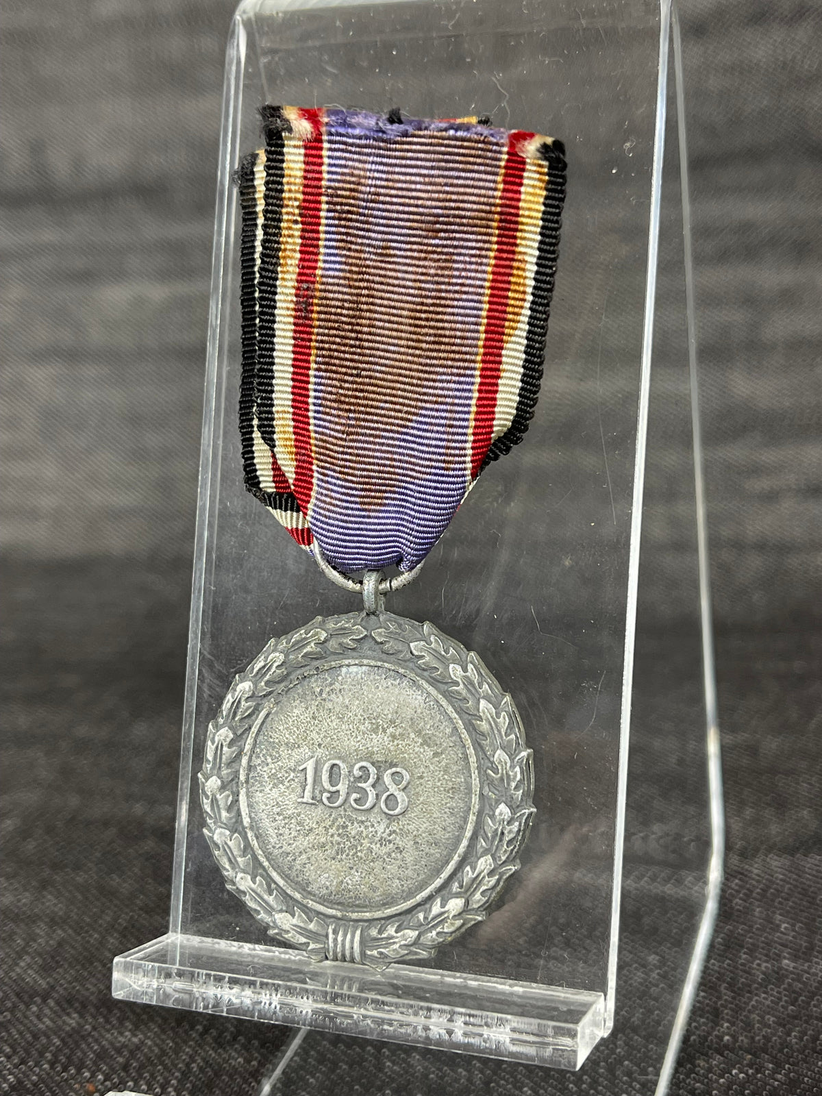 GERMAN WW2 CIVIL HONOR AIR DEFENSE DECORATION 2ND CLASS 1938 W/ RIBBON “LUFTSCHUTZ EHRENZEICHEN”