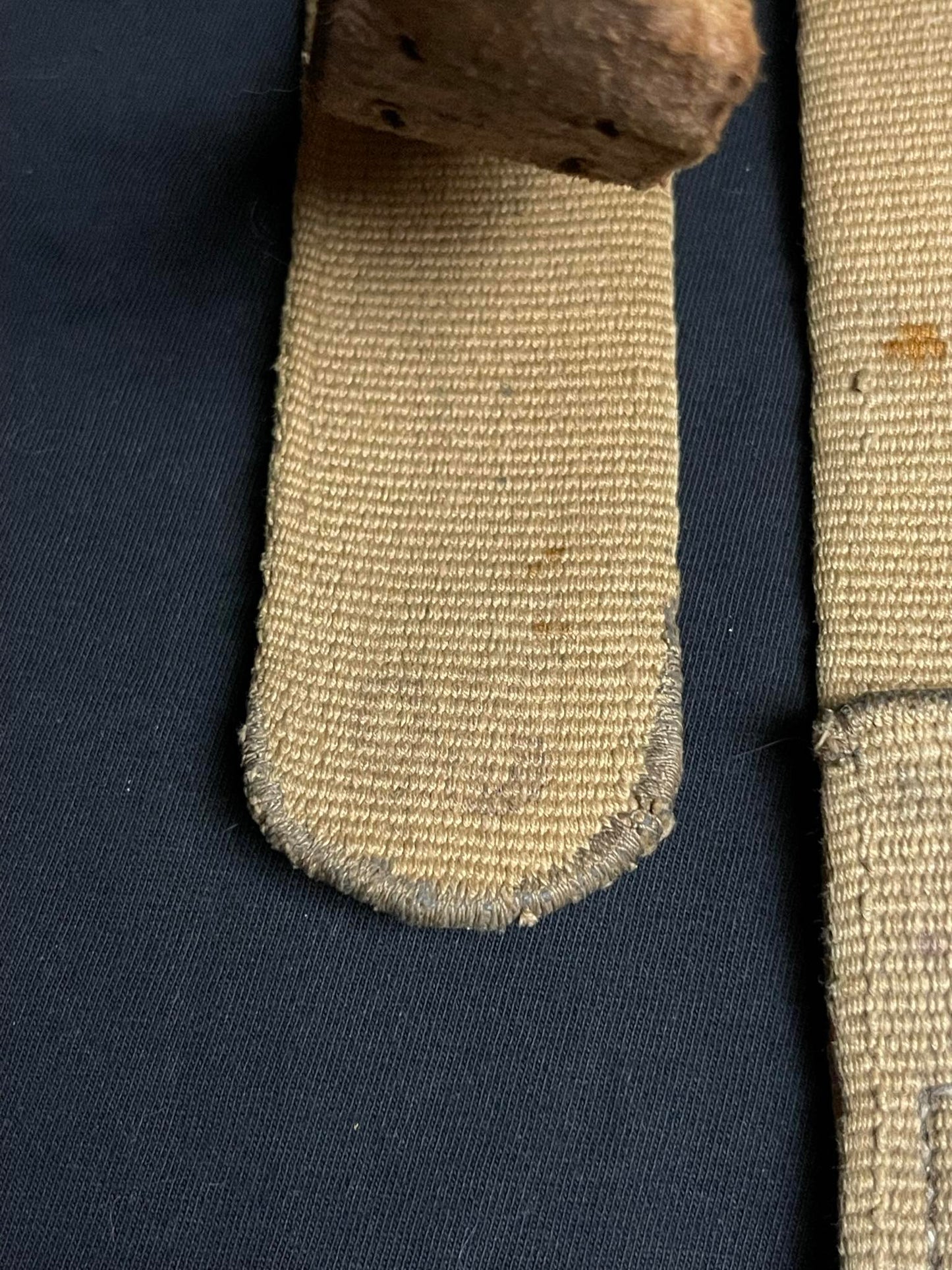 GERMAN WW2 DAK 'DEUTSCHE AFRIKA KORPS' CANVAS BELT 95CM