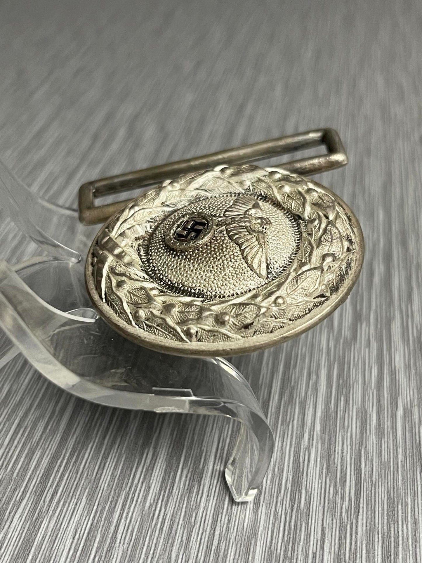GERMAN WW2 DLV 'DEUTSCHER LUFTSPORTVERBAND' OFFICER BELT BUCKLE 1ST PATTERN RARITY
