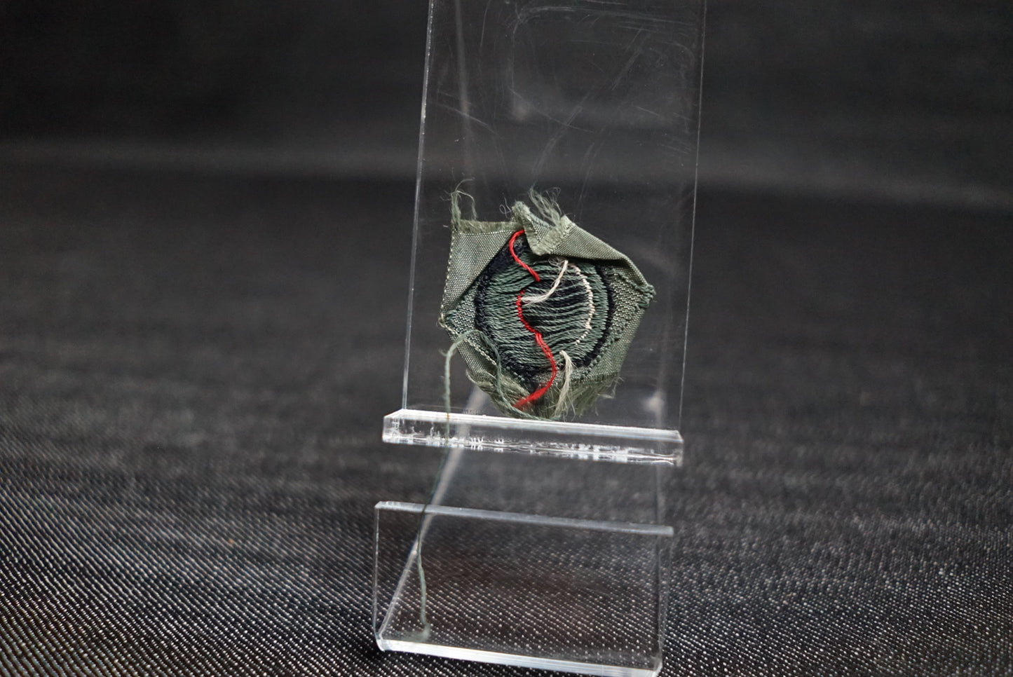 GERMAN WW2 WEHRMACHT HEER TRI-COLOR COCKADE IN CLOTH #2