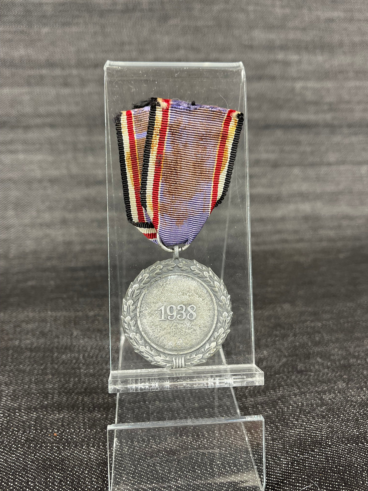 GERMAN WW2 CIVIL HONOR AIR DEFENSE DECORATION 2ND CLASS 1938 W/ RIBBON “LUFTSCHUTZ EHRENZEICHEN”