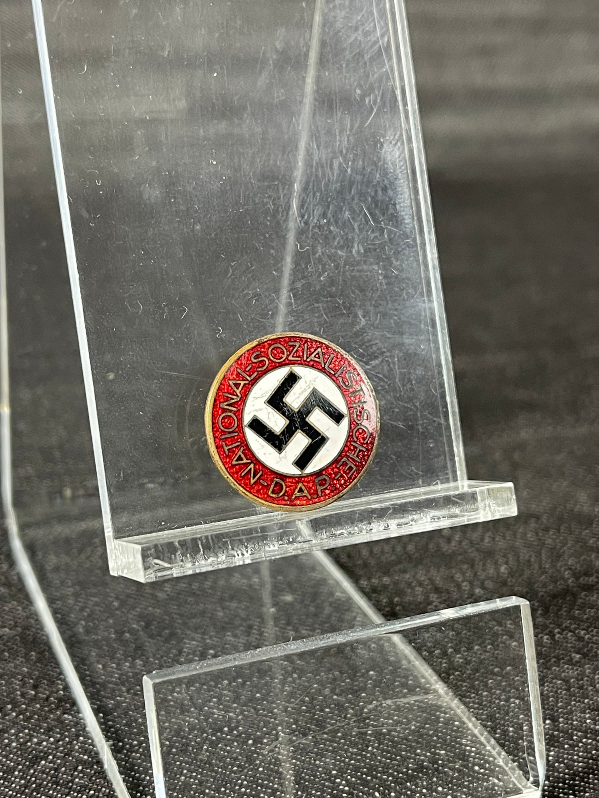 RARE GERMAN WW2 NSDAP PARTY MEMBER BADGE RZM M1/145