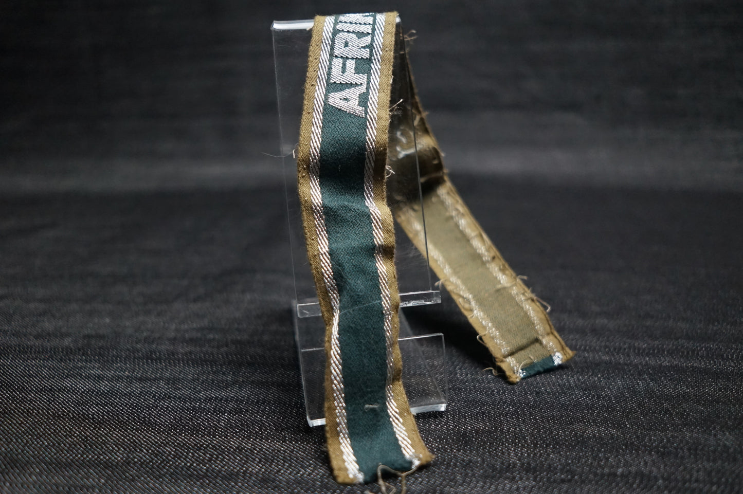 GERMAN WW2 DEUTSCHE AFRIKA KORPS “DAK” CUFFTITLE UNIFORM REMOVED