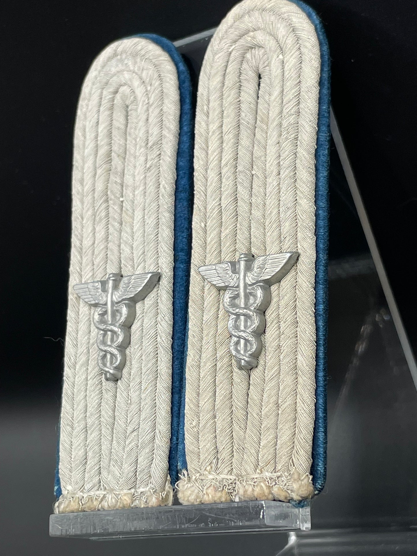 GERMAN WW2 TRUPPENSONDERDIENST “TSD” MATCHING SHOULDER BOARDS SEW-IN VARIANT