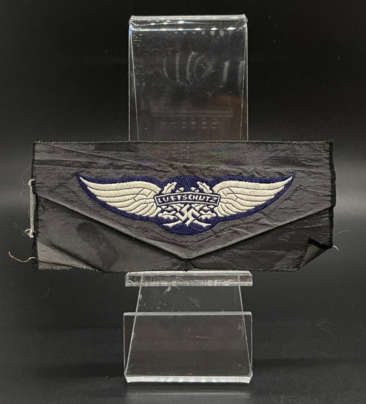 GERMAN WW2 RLB "REICHSLUFTSCHUTZBUND" BREAST CLOTH INSIGNIA