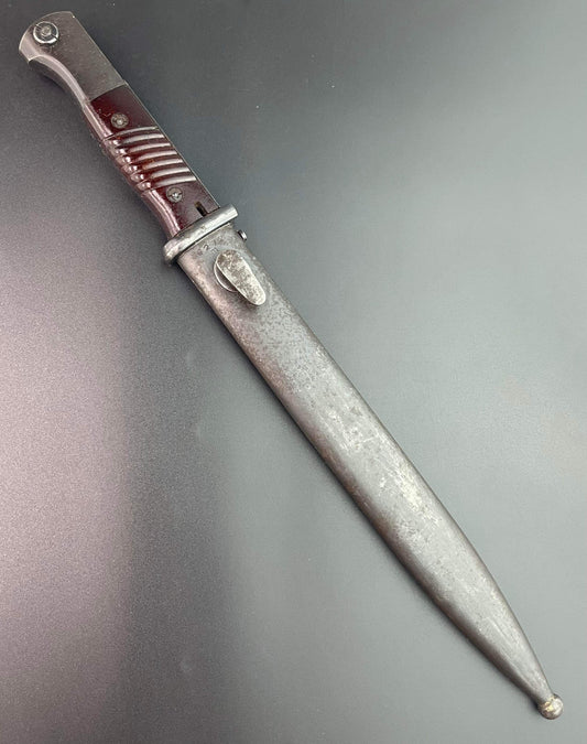 GERMAN WW2 1944 K98 S84/98 III PATTERN COMBAT BAYONET FACTORY MATCHED