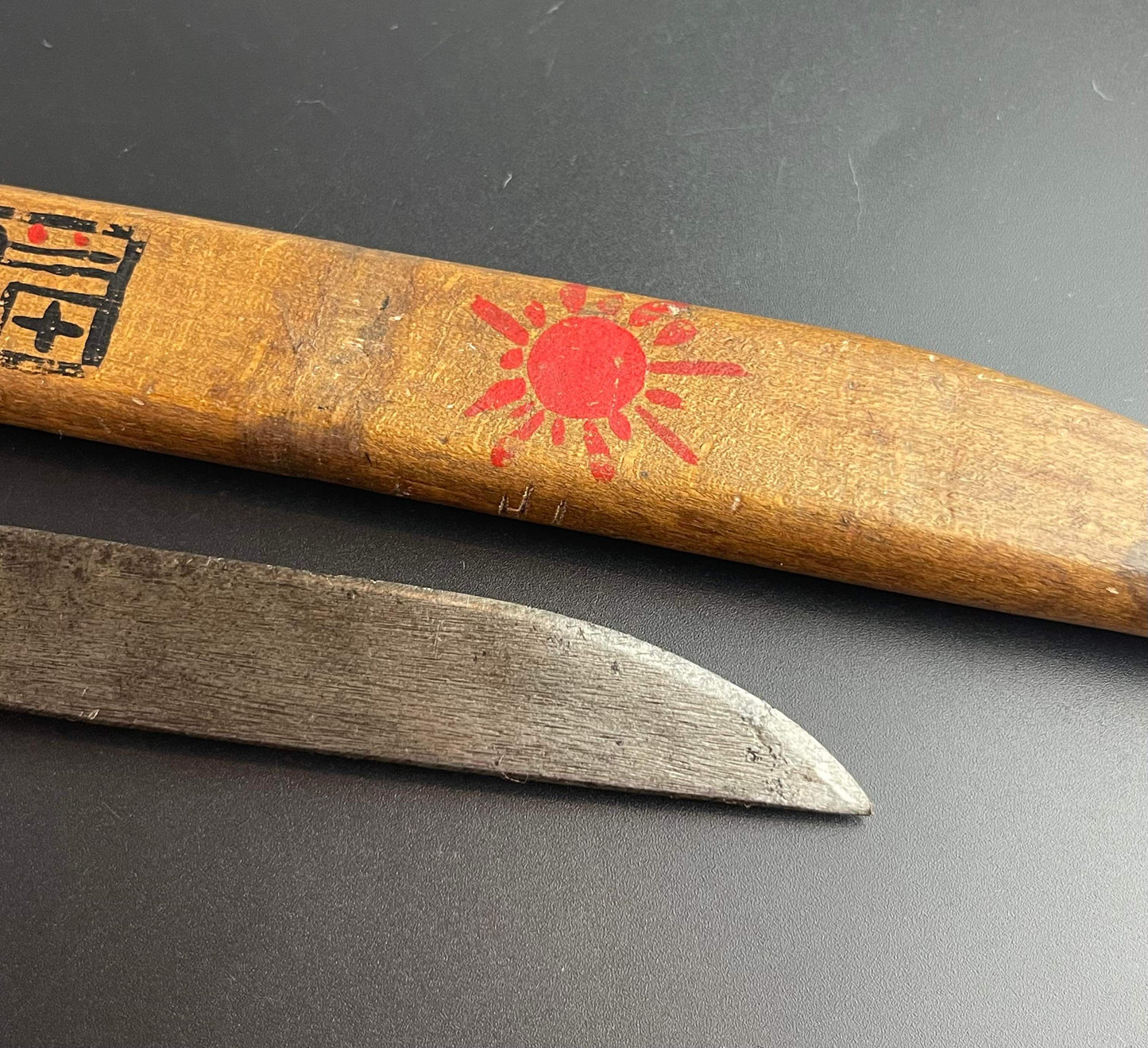 JAPANESE LATE WW2 TYPE 30 ARISAKA BAYONET JINSEN RIKUGUN ARSENAL WITH VETERAN ART