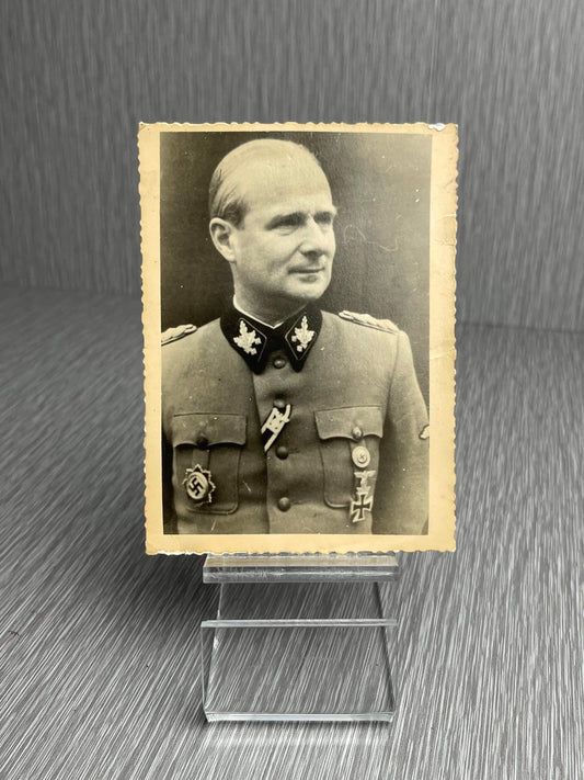 GERMAN WW2 WAFFEN-SS OBERGRUPPENFUHRER KARL WOLFF PHOTO FROM SOVIET ARCHIVES