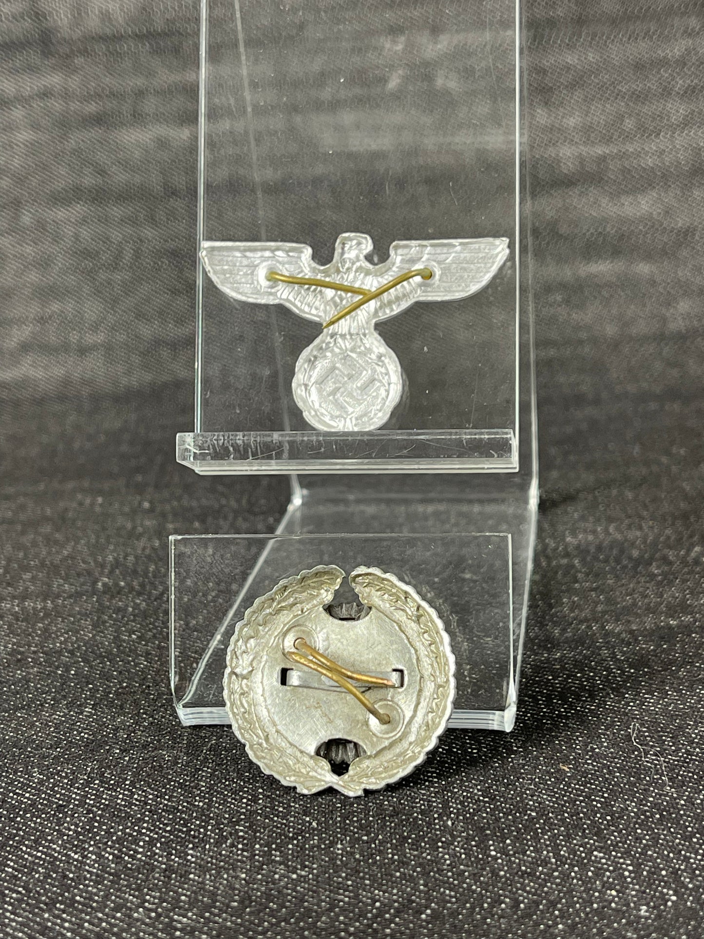 GERMAN WW2 POSTAL VISOR INSIGNIA SET
