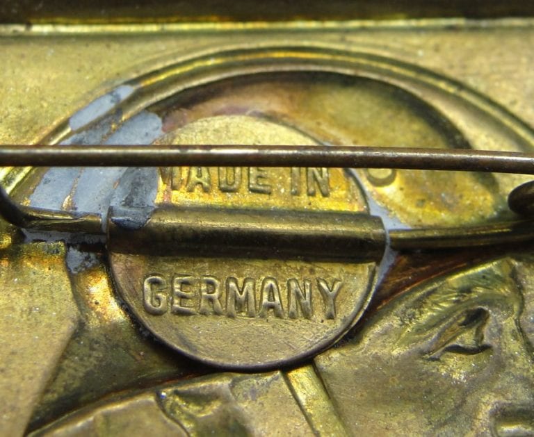 1938 Detroit German American Bund German Soldier's Day Badge - Original ...