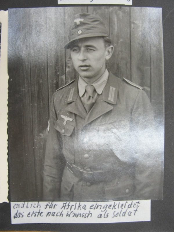 Afrikakorps SONDERVERBAND 287/288 German Soldier's Photo Album ...