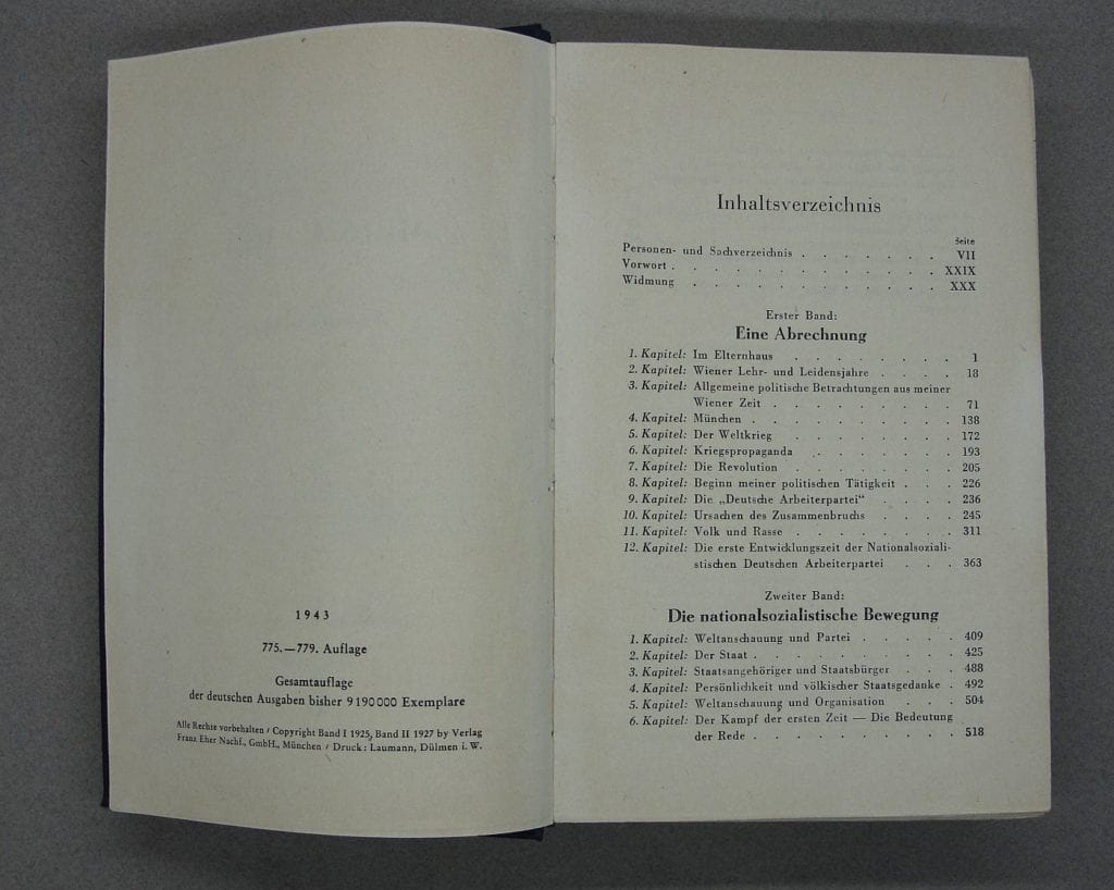 Mein Kampf - 1943 Edition - Original German Militaria