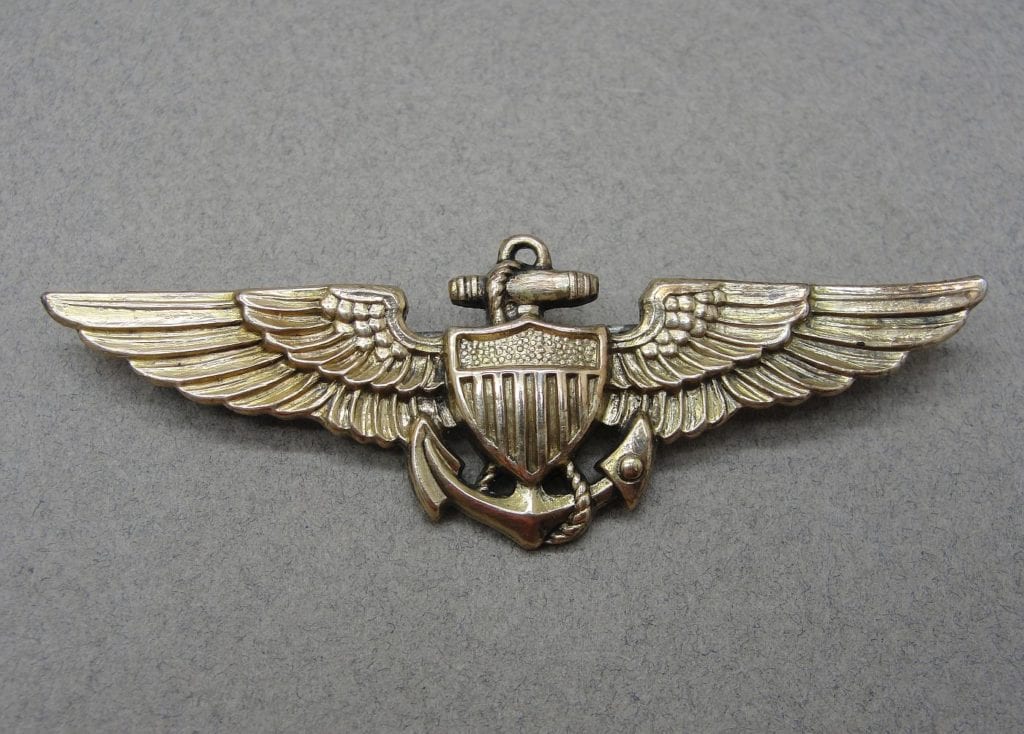 Ww2 Us Naval Aviator Wings By Hh Starling And 120 10k Gold Filled