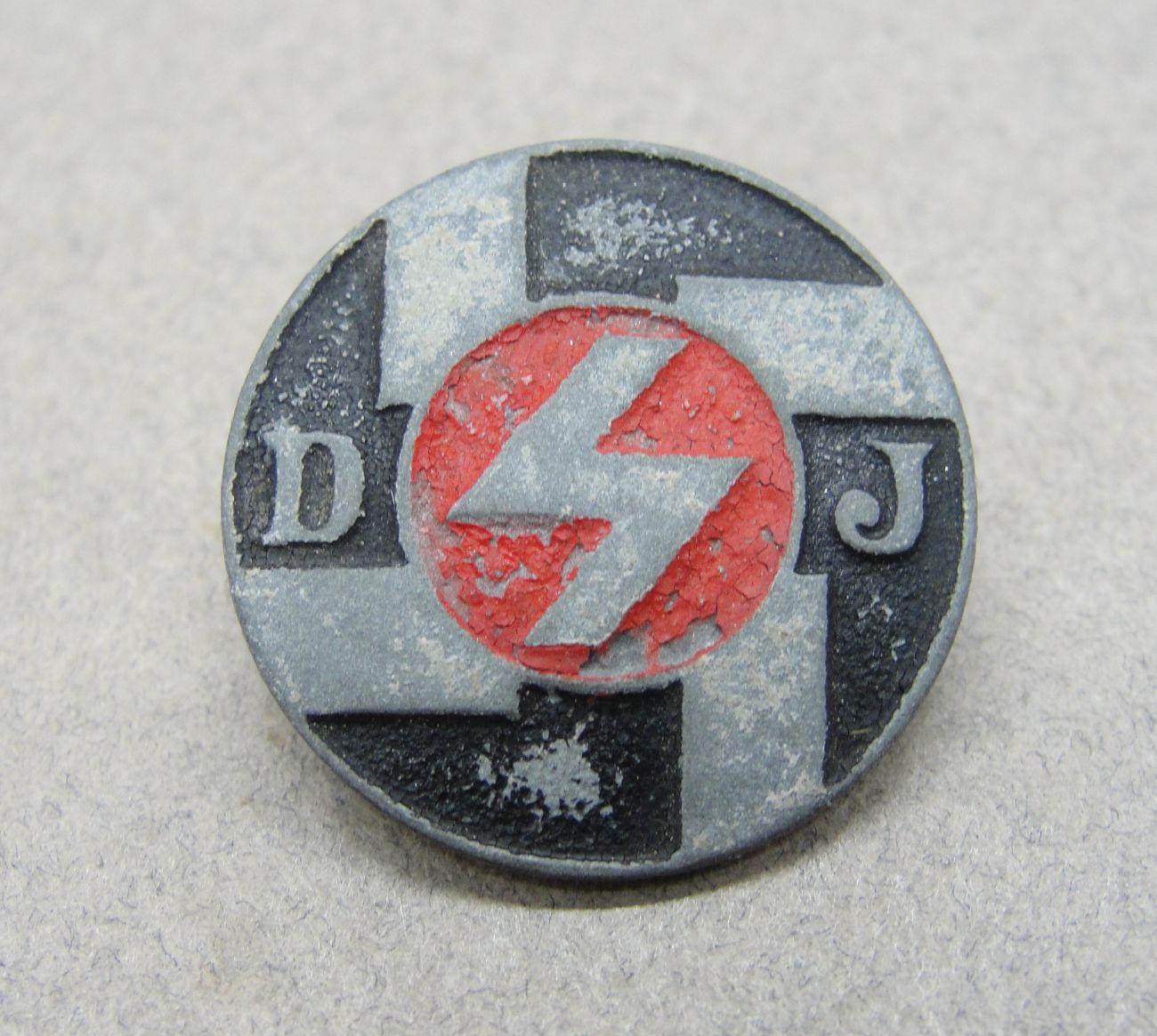 Hitler Youth Deutsches Jungvolk First Pattern Membership Badge by RZM ...