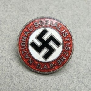Miniature NSDAP Membership Badge by "Hoffstätter Bonn" - 17mm