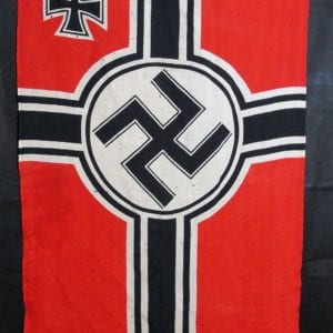 Kriegsmarine Marked Battle Flag
