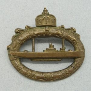 WW1 Imperial German U-Boat Badge by Schott