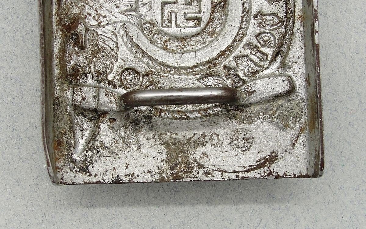 SS EM/NCO'S Belt Buckle by "RZM 155/40 SS", Type One
