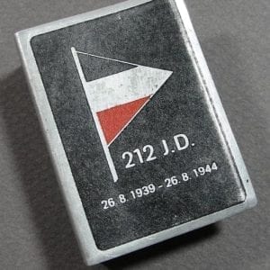 212th Infantry Division Matchbox Cover