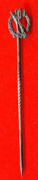 Army/Waffen-SS Infantry Assault Badge, Silver Grade, Stickpin
