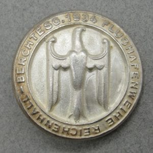 Honor Badge for Airport Opening at Berchtesgaden, by Deschler, 800 Silver