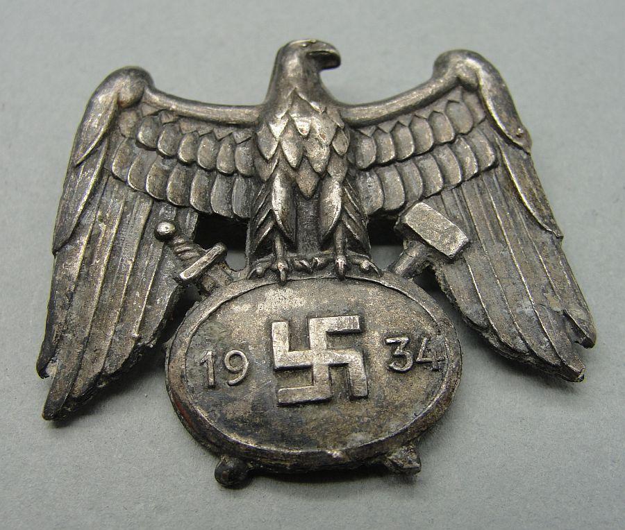 1934 NSDAP Cap Badge