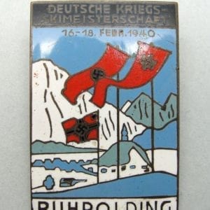 1940 Deutsche Kriegs-Skimeisterschaft War Ski Championship Badge