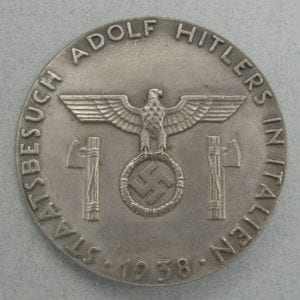 Hitler 1938 State Visit to Italy Badge for Dignitaries