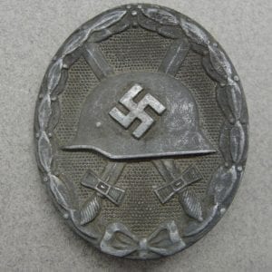 1939 Wound Badge, Silver Grade by "26" B.H. Mayer