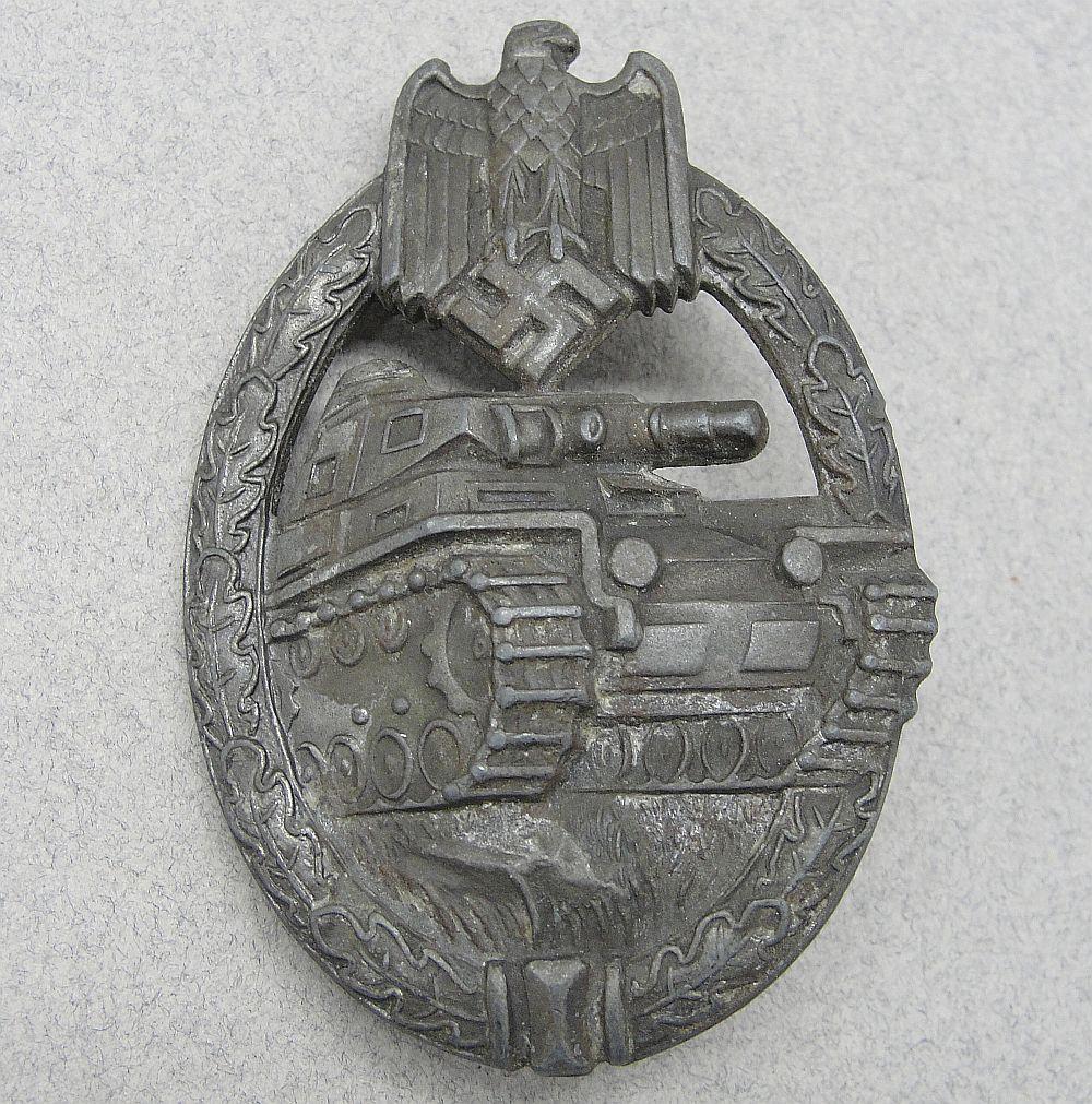 Army/Waffen-SS Panzer Assault Badge, Bronze Grade, by Wurster