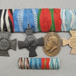 WW1 Bavarian Medal and Ribbon Bar