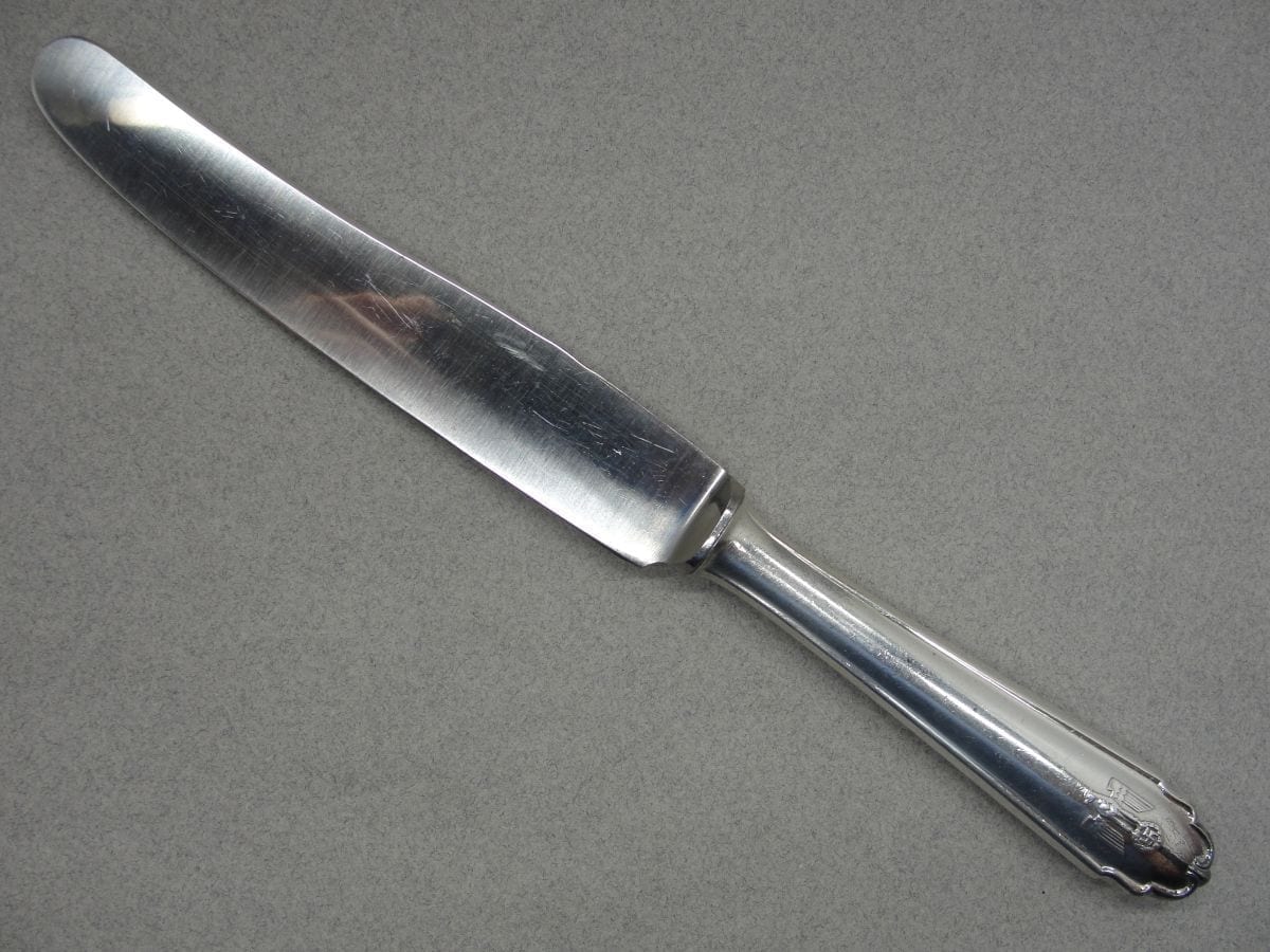 Adolf Hitler - Reichs Chancellery Formal Pattern Silverware - Knife