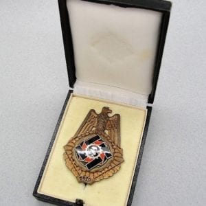 1919 TENO Honor Badge, with Matching Numbered Case # 3871