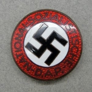 NSDAP Membership Badge by "RZM M1/72" Buttonhole Version
