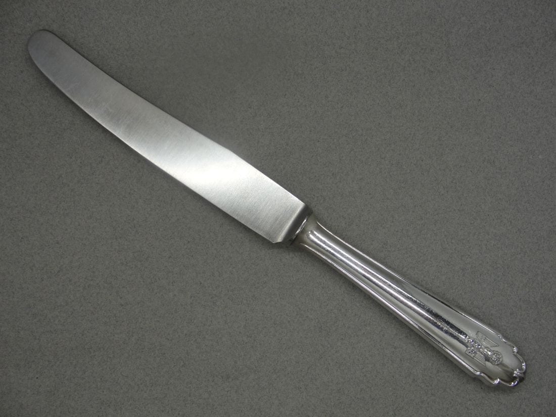 Adolf Hitler - Reichs Chancellery Formal Pattern Silverware - Knife