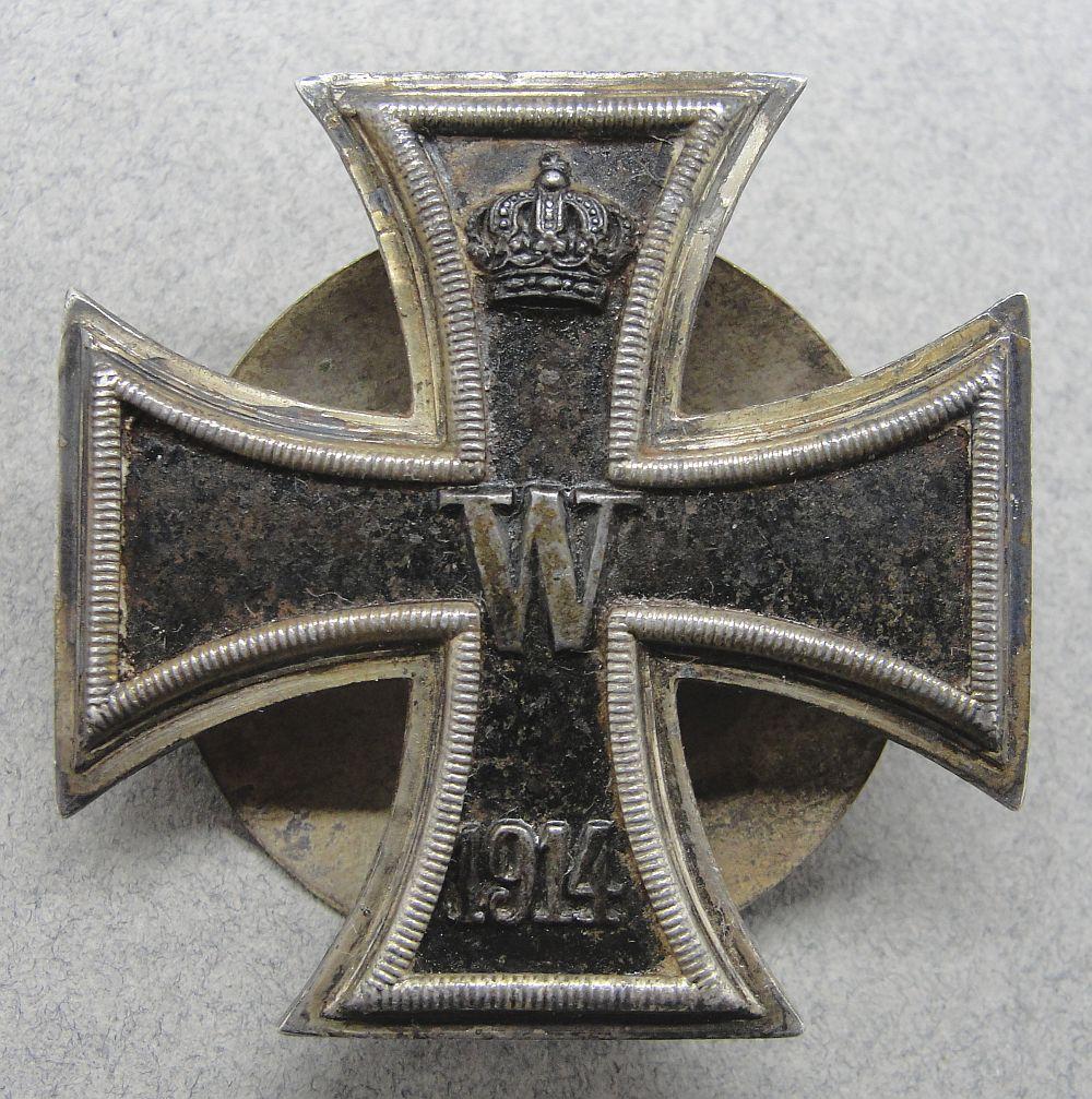 WW1 Iron Cross First Class, Screwback by Wagner