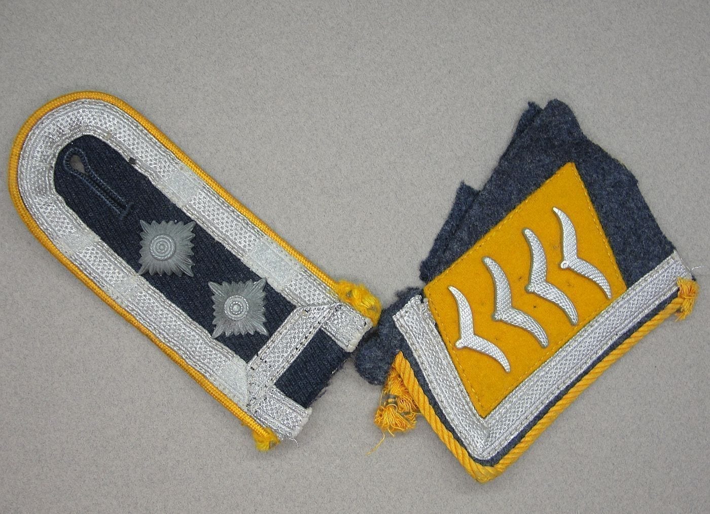 Luftwaffe Collar Tab and Shoulder Board from Same Tunic