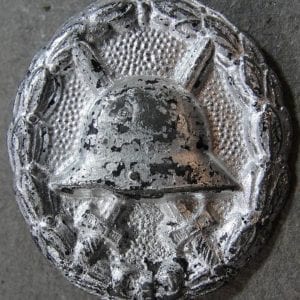 World War One Wound Badge, Silver Grade, Catch-Gone